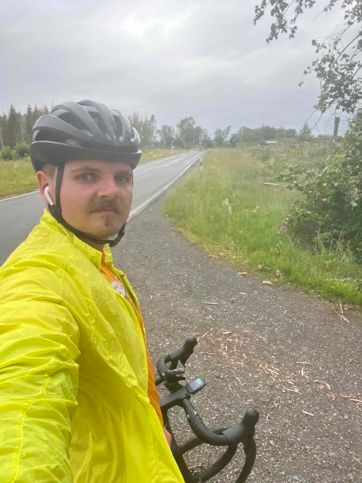 Oliver Lange auf dem Rennrad