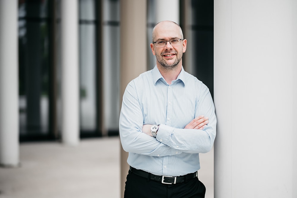 Corporate-Fotografie Leipzig — Team-Aufnahme im Büro