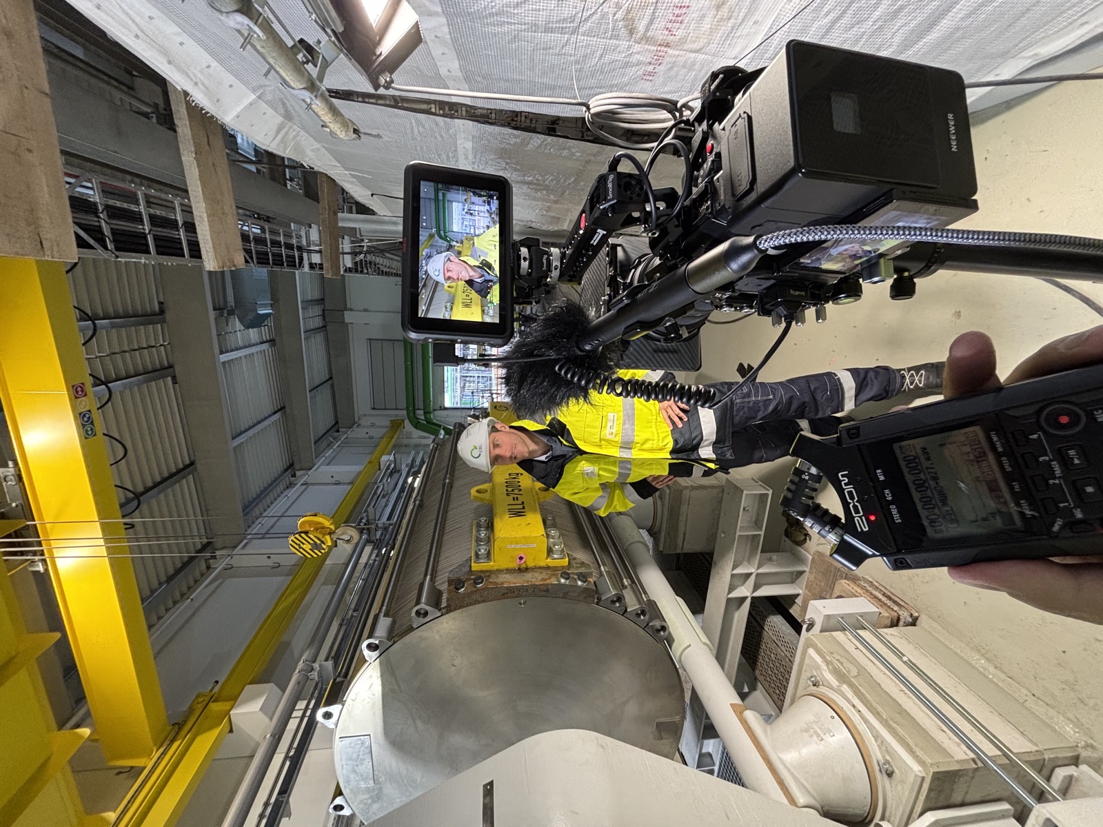 Behind the Scenes — Kamera-Setup und Licht
