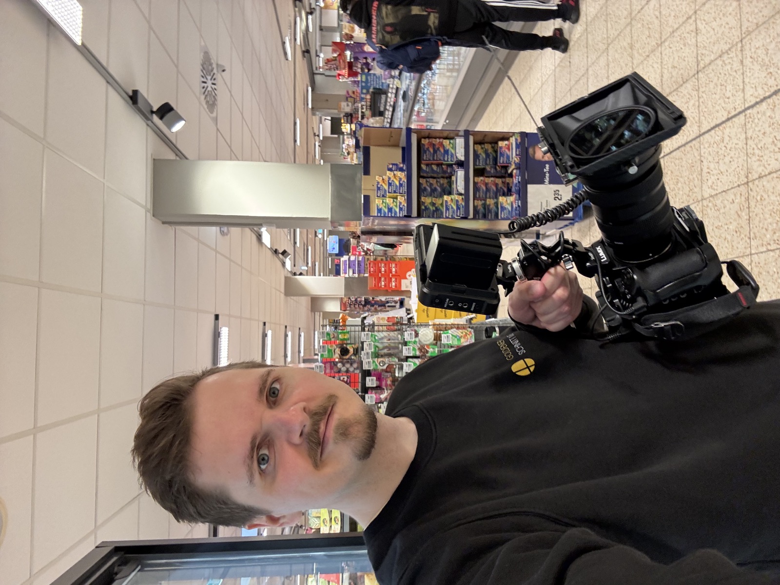 Behind the Scenes — Interview-Aufnahme